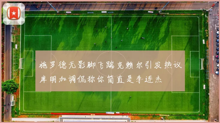施罗德无影脚飞踹克赖尔引发热议库明加调侃称你简直是李连杰