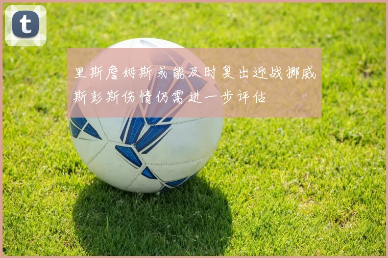 里斯詹姆斯或能及时复出迎战挪威斯彭斯伤情仍需进一步评估